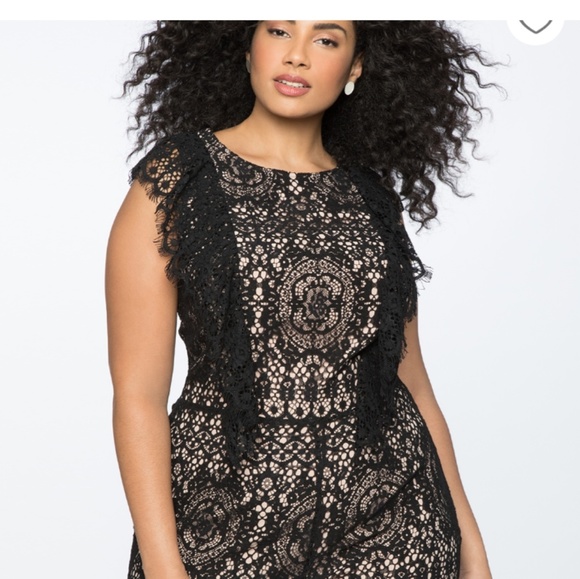 Eloquii Dresses & Skirts - Eloquii Lace Romper 18 NWT